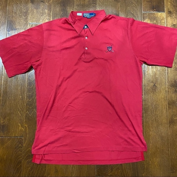 Polo Ralph Lauren Vintage Red Cross Logo Size L - Picture 6 of 6